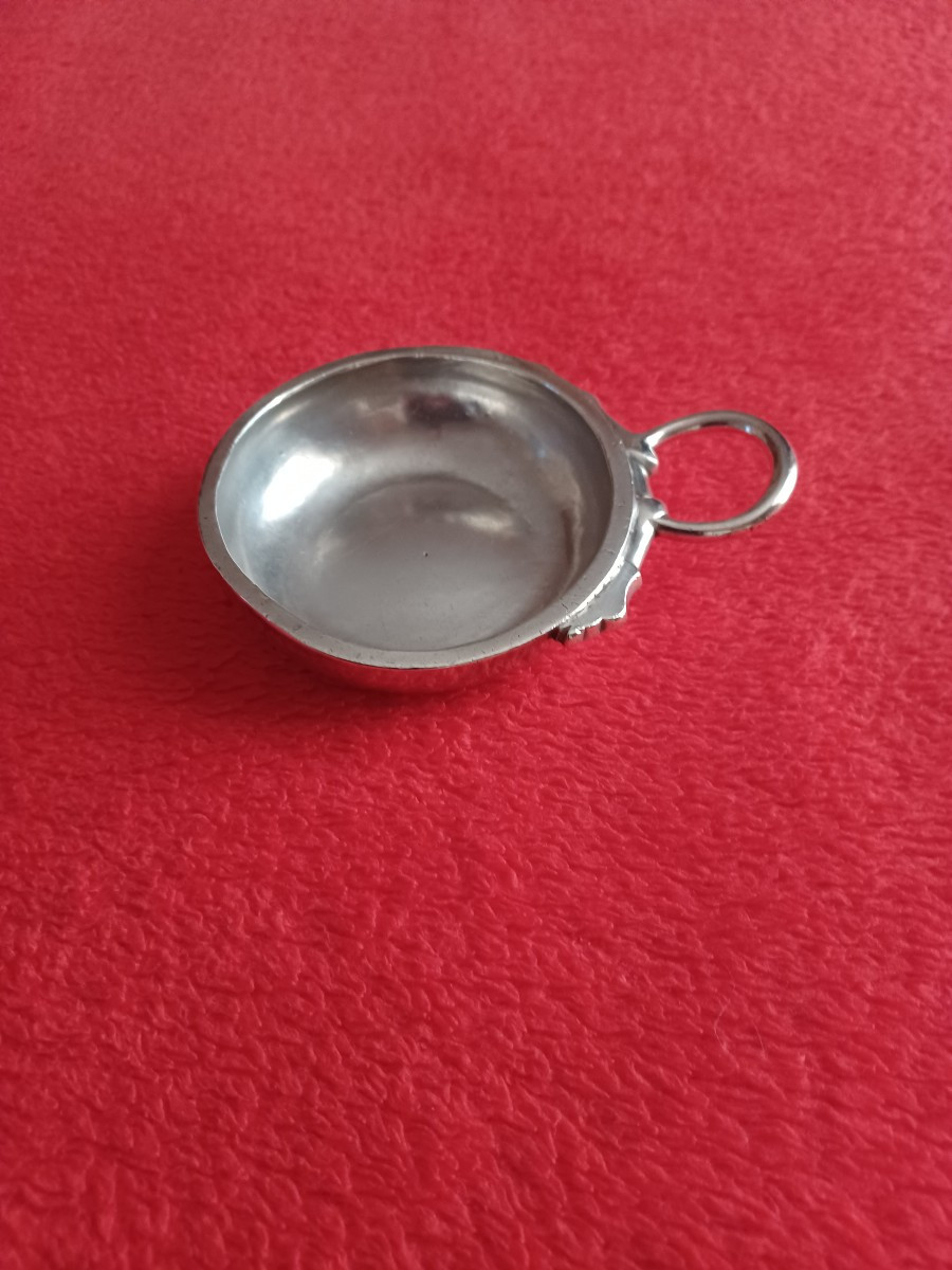 Silver Wine Tasting Cup, 18th Century, By Etienne Carry, Fontenay-le-comte