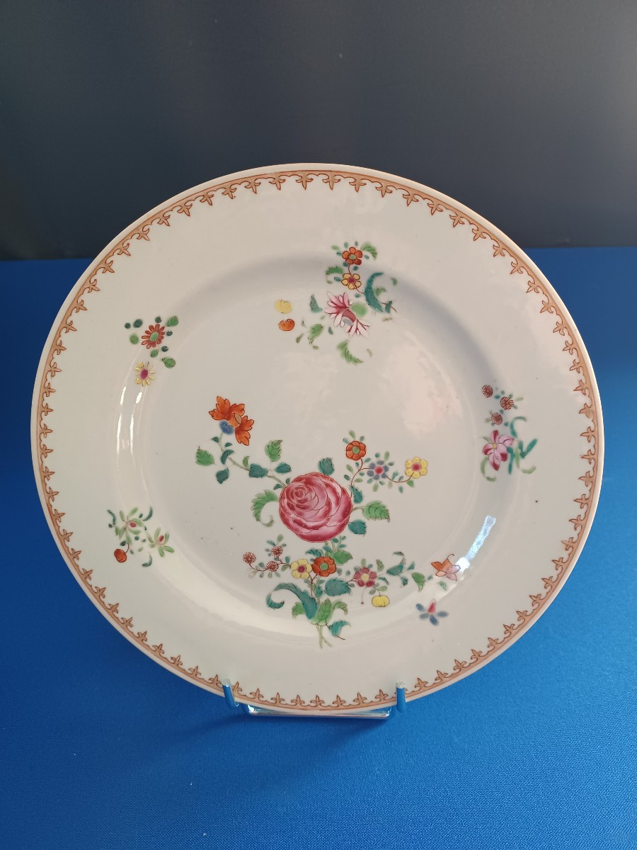 China Porcelain Plate, 18th Century