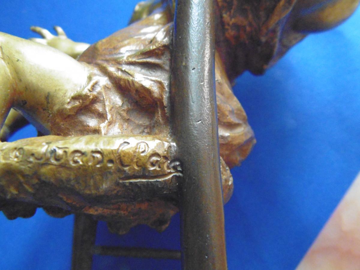 The Reversed Chair - Bronze Patina Mordorea-photo-1