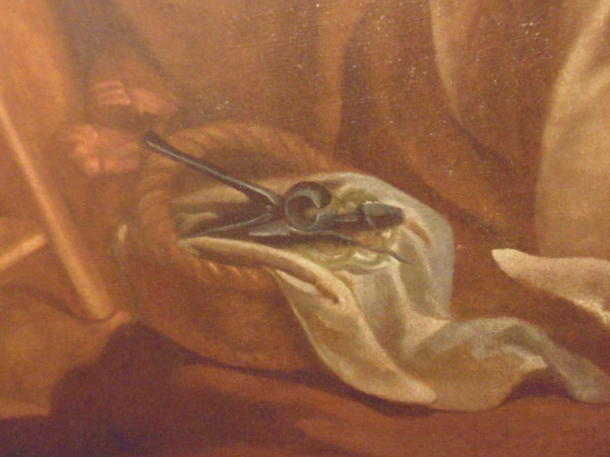 Grande Peinture Religieuse Du XVIIe-photo-7