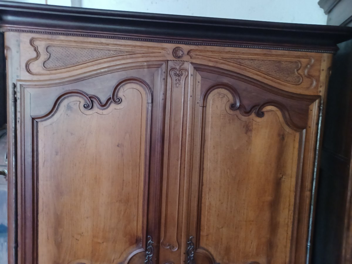 Buffet Two Body In Walnut Eighteenth-photo-4