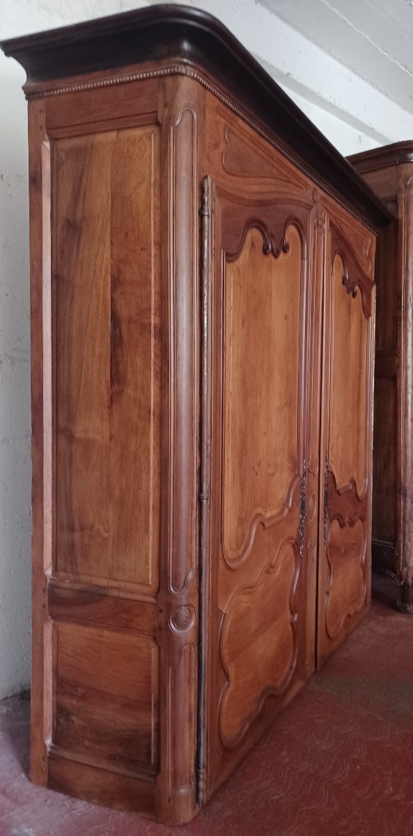 Buffet Two Body In Walnut Eighteenth-photo-6