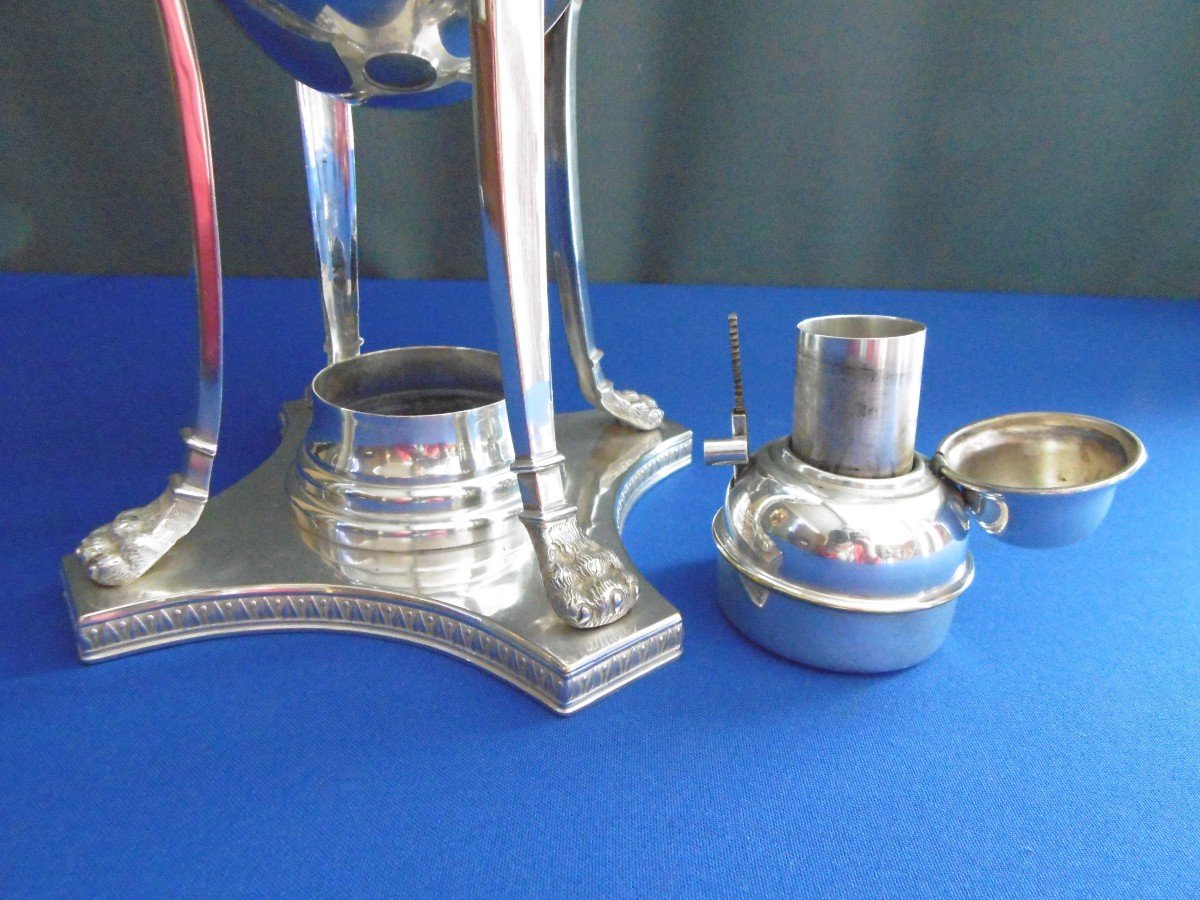 Samovar In Silver Metal-photo-4