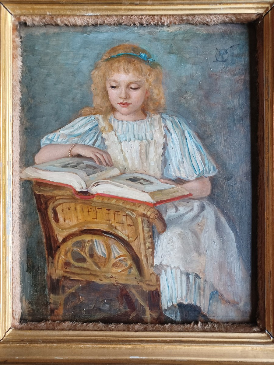 Cabane Némorin Florian -jeune Fille à La Lecture