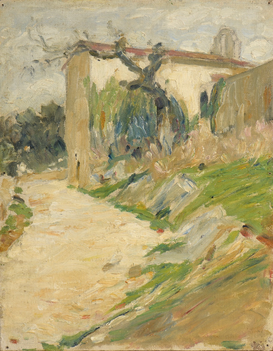 Antibes - Chapelle De La Garoupe - Impressionist Painting Circa 1900 / 1910
