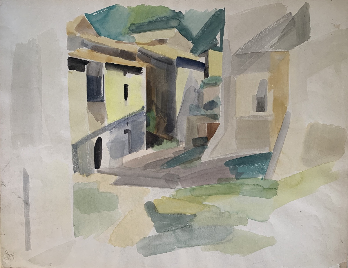 CLAUDE VERDIER - IMPORTANT LOT D'ENVIRON 240 DESSINS ORIGINAUX - PROVENCE - GARD - ITALIE PARIS-photo-4