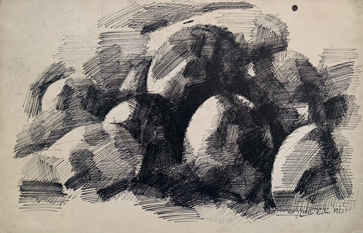 CLAUDE VERDIER - IMPORTANT LOT D'ENVIRON 240 DESSINS ORIGINAUX - PROVENCE - GARD - ITALIE PARIS-photo-1