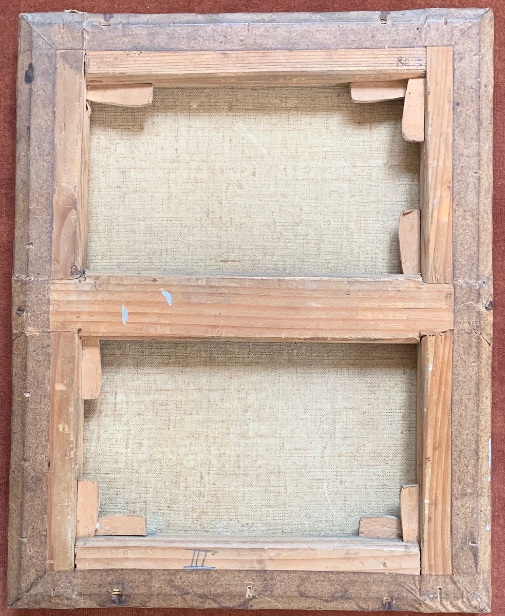 ECOLE ROMANTIQUE 19ème SIECLE - PORTRAIT DE FEMME DANS UN INTERIEUR-photo-1