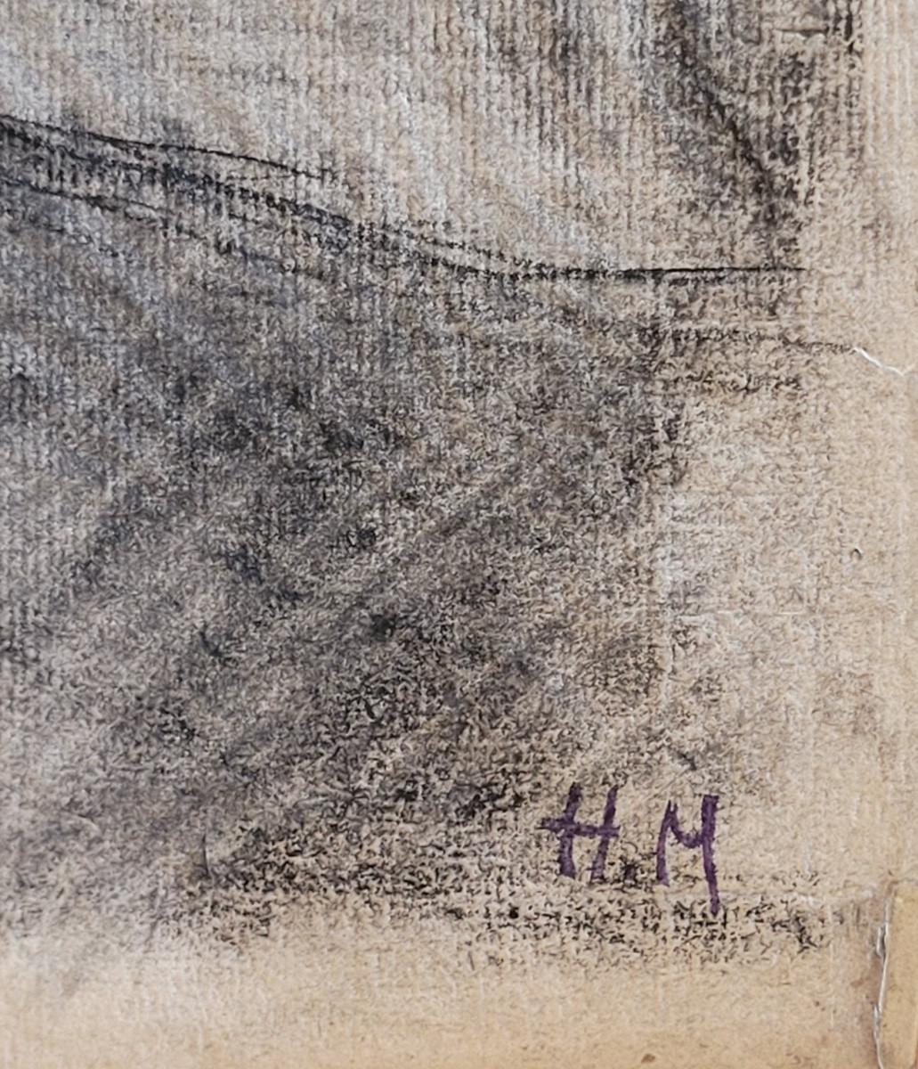 Henri Mirande (1877-1955) Self-portrait - Souvenir Of The Sistine Chapel - Italy-photo-4