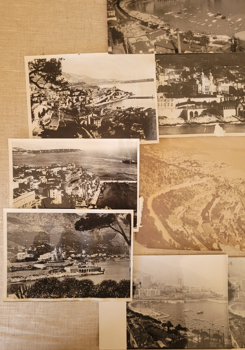MONACO - LOT DE 12 PHOTOGRAPHIES ANCIENNES - JEAN GILETTA - RENÉ DAZY - KEYSTONE-photo-2