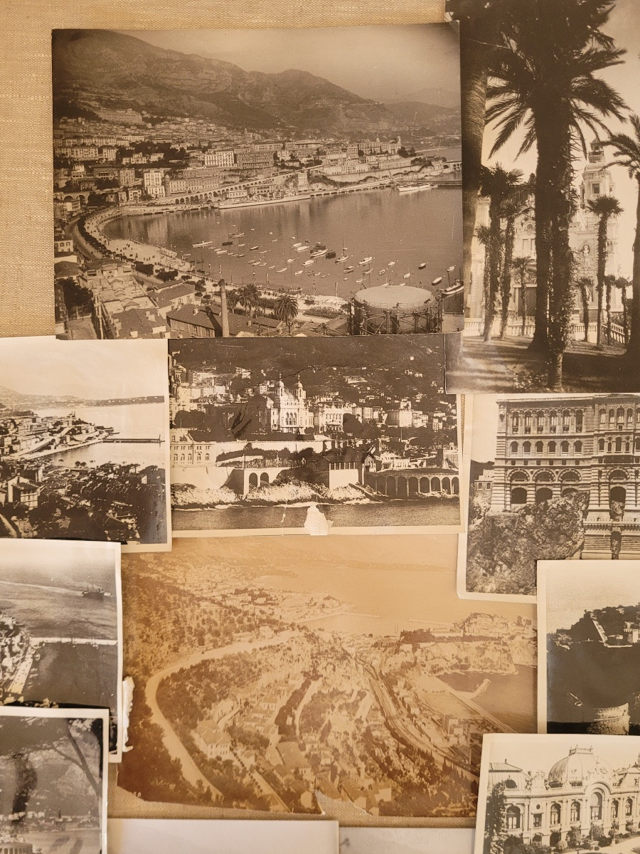 MONACO - LOT DE 12 PHOTOGRAPHIES ANCIENNES - JEAN GILETTA - RENÉ DAZY - KEYSTONE-photo-3
