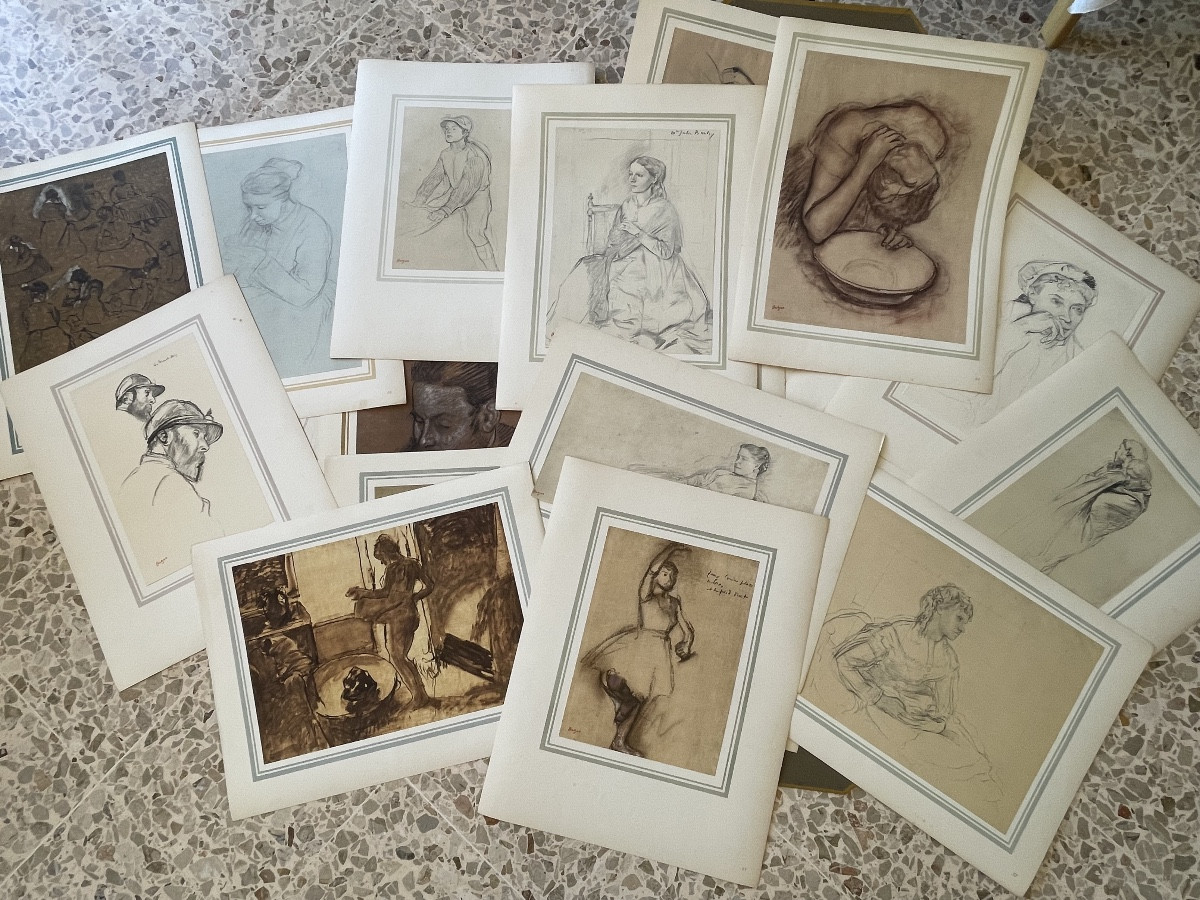 EDGAR DEGAS - IMPORTANT LOT DE 69 HELIOGRAPHIES ORIGINALES DATANT DE  1924 -photo-2