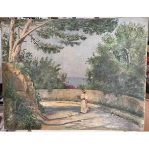 Impressionist Painting - Elegant On The Riviera - Mediterranean - French Riviera