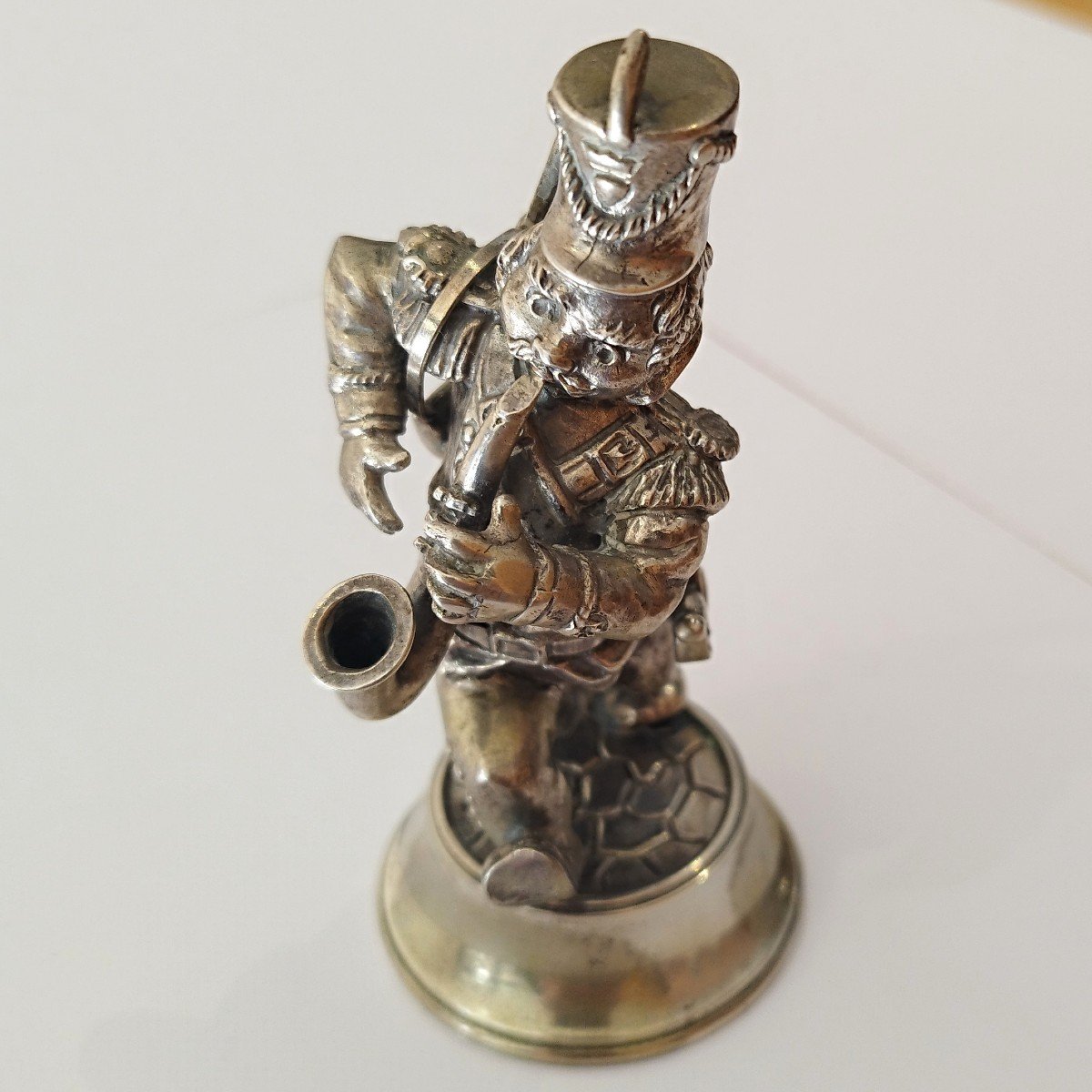 Lot De Quatre Figurines "musiciens" En Argent-photo-3