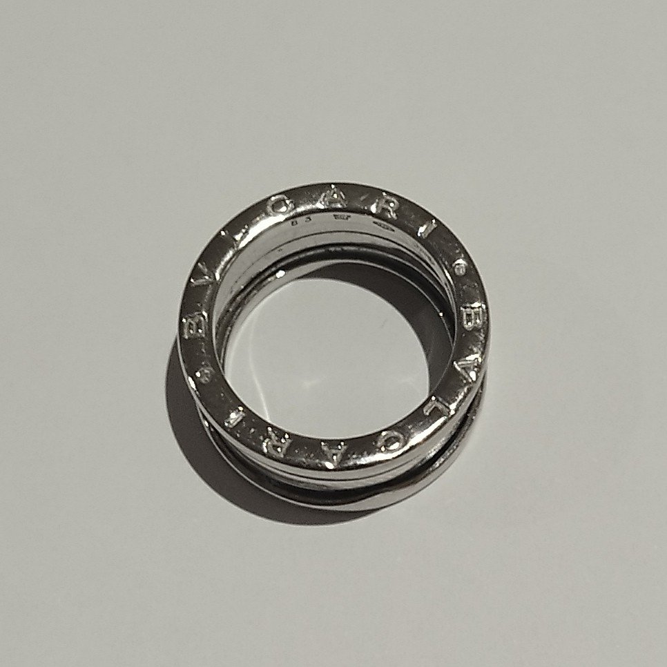 B.zero1 Bague Bulgari En Or Blanc 18k-photo-4