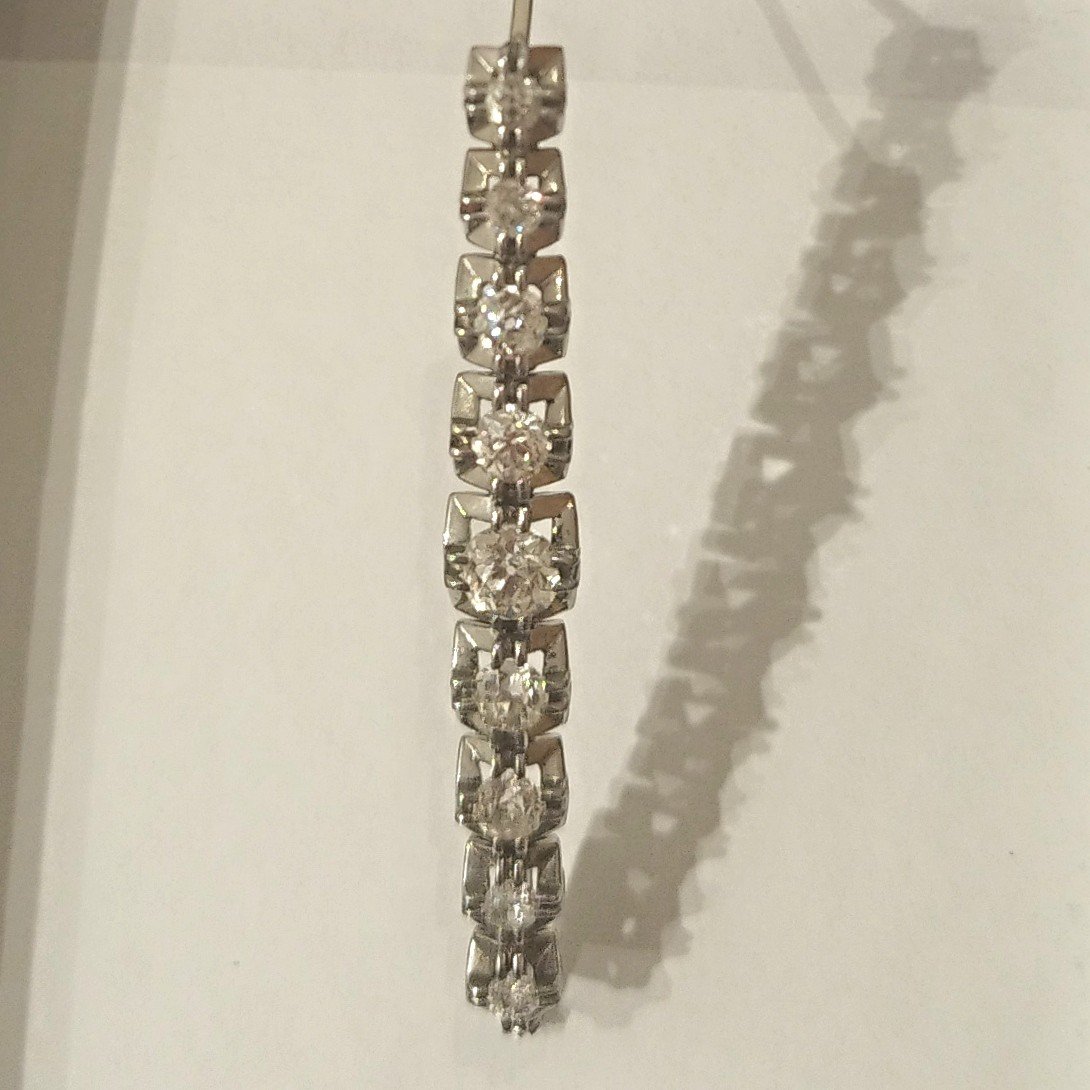 1940s Brooch In Platinum And Old Cut Diamonds.-photo-3