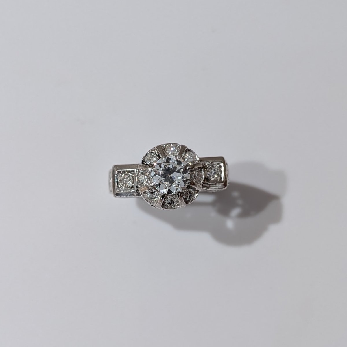 Platinum Ring From The 1910s -photo-4
