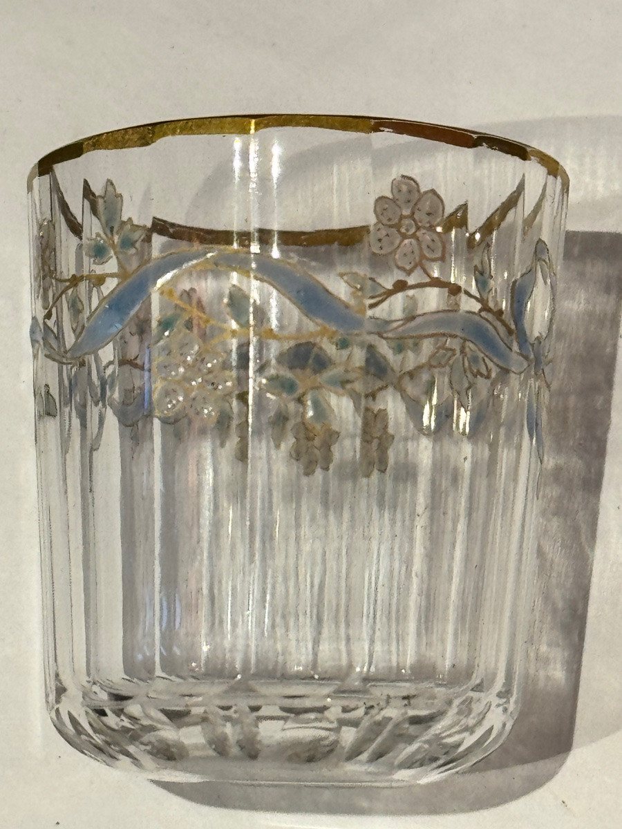 Daum Glass From Nancy With Enamel And Gold Decoration -photo-2