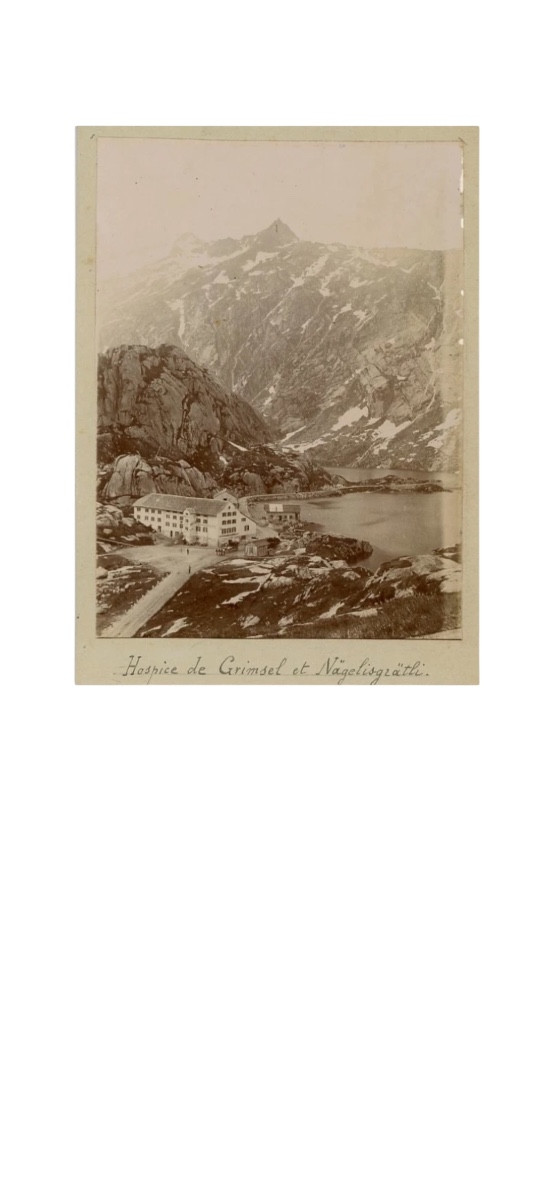 A Spa Glass - Souvenir From The Grimsel Hospice - Alps - Switzerland-photo-2