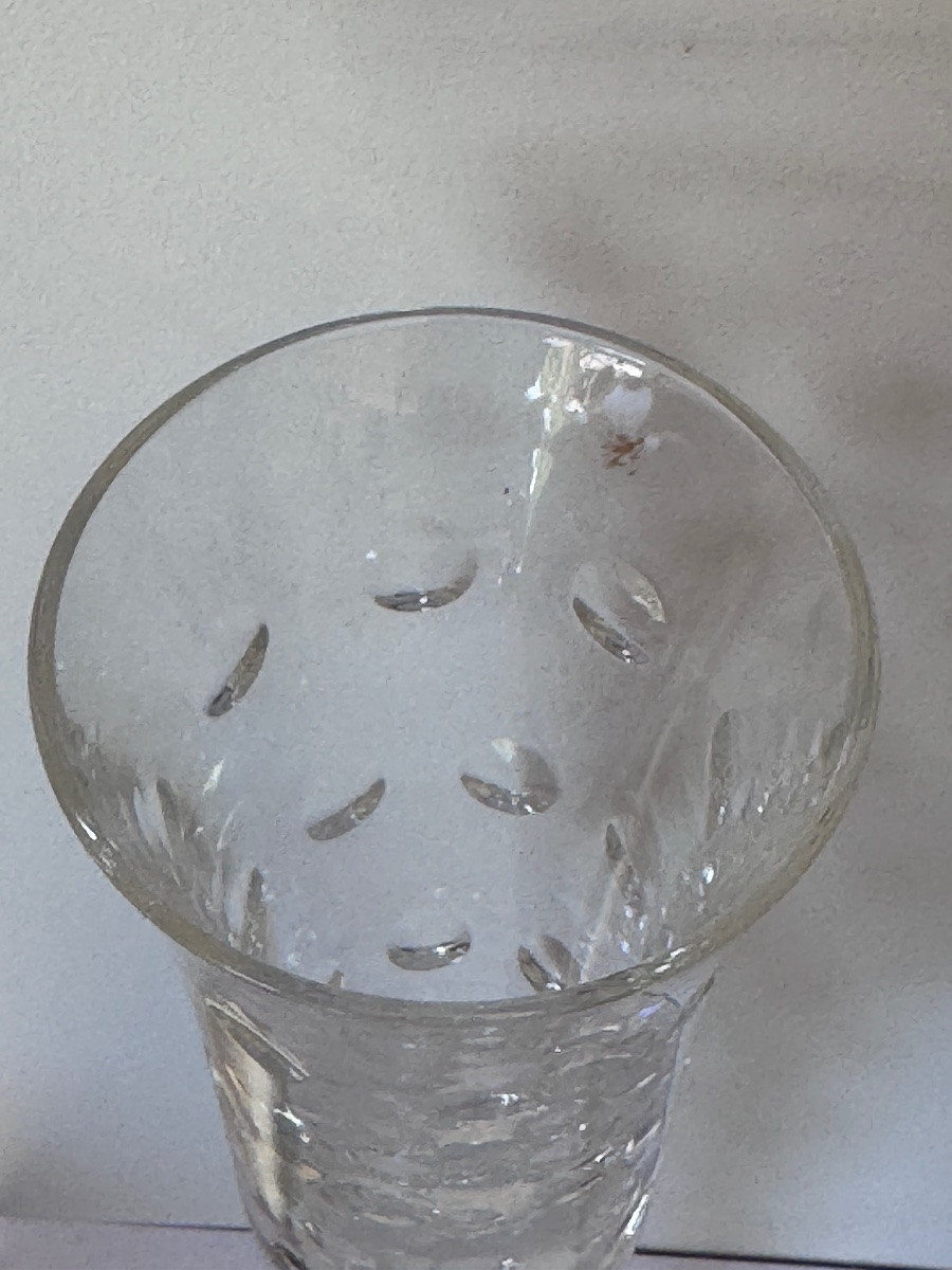 2 flûtes à champagne en cristal de Saint Louis modèle « Bubbles »-photo-3