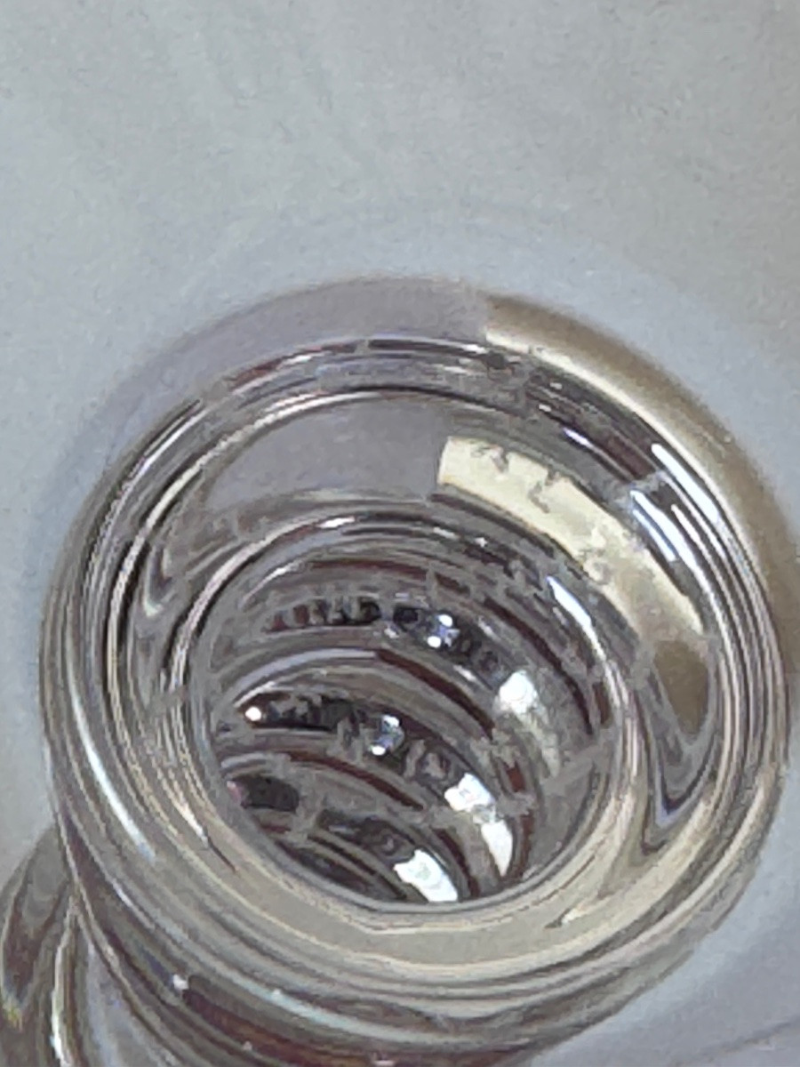 2 flûtes à champagne en cristal de Saint Louis modèle « Bubbles »-photo-3