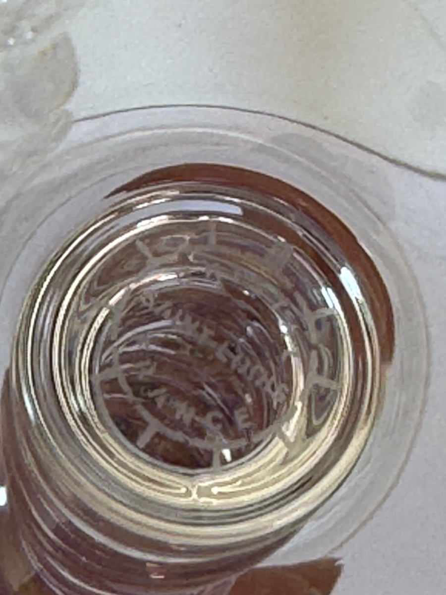 2 flûtes à champagne en cristal de Saint Louis modèle « Bubbles »-photo-5