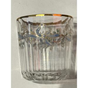 Daum Glass From Nancy With Enamel And Gold Decoration 