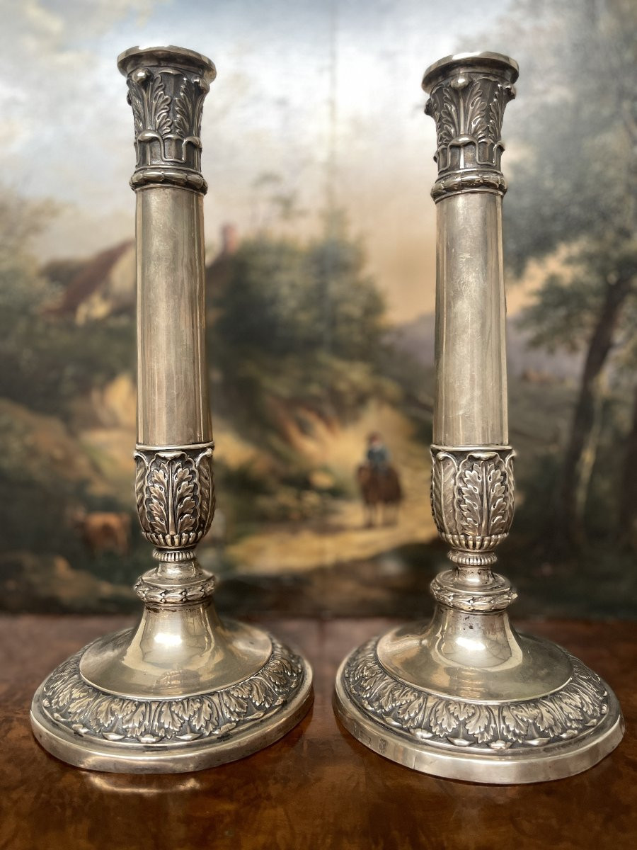 Johann Martin Schott Bourgeoirs Argent-photo-1