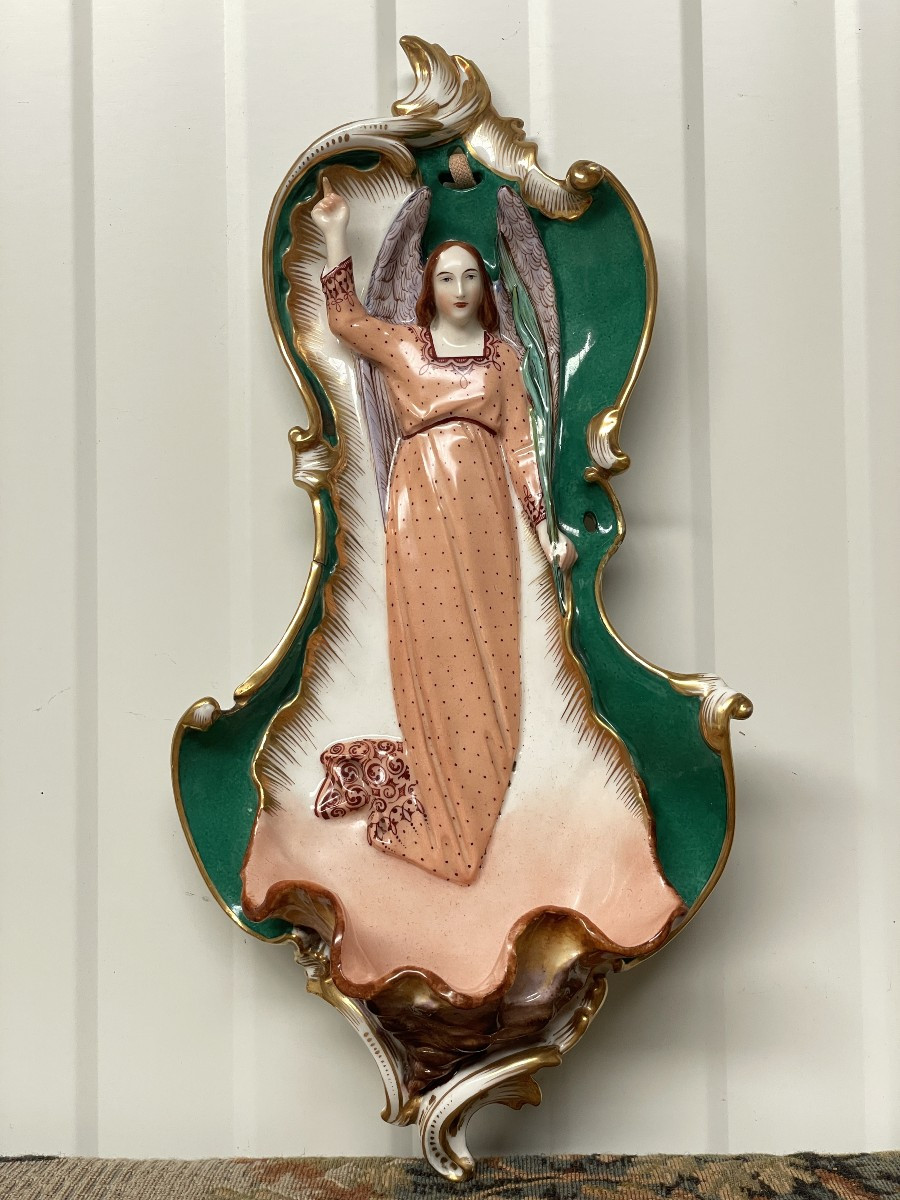 Vieux Paris Porcelaine Bénitier-photo-2