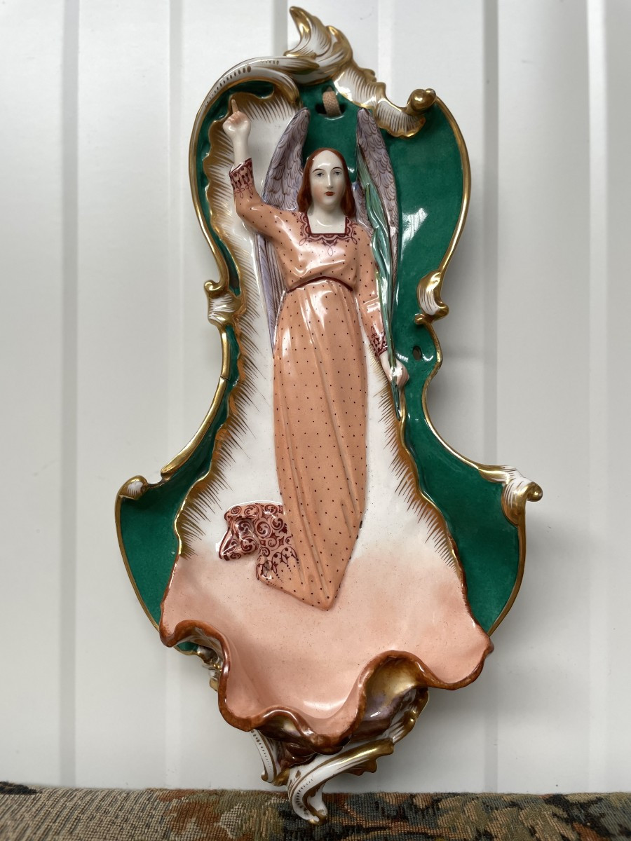 Vieux Paris Porcelaine Bénitier-photo-7