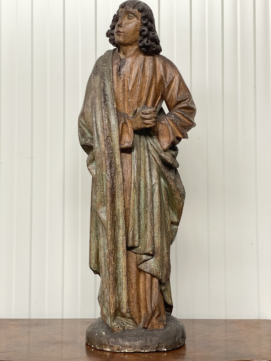 Plaster/ Terracotta  Statue Of A Saint