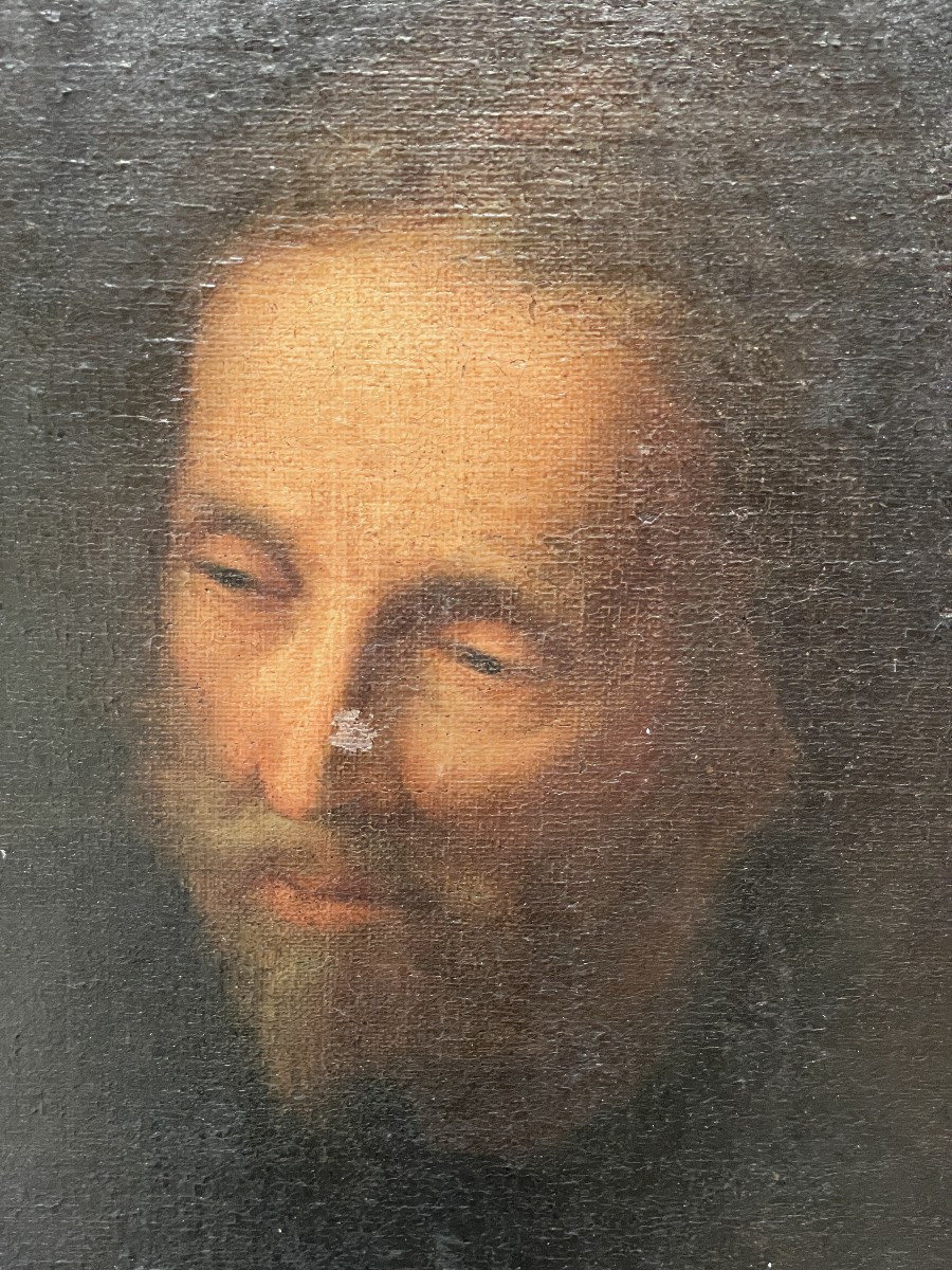 Un vieux savant dans son étude - Peinture-photo-4