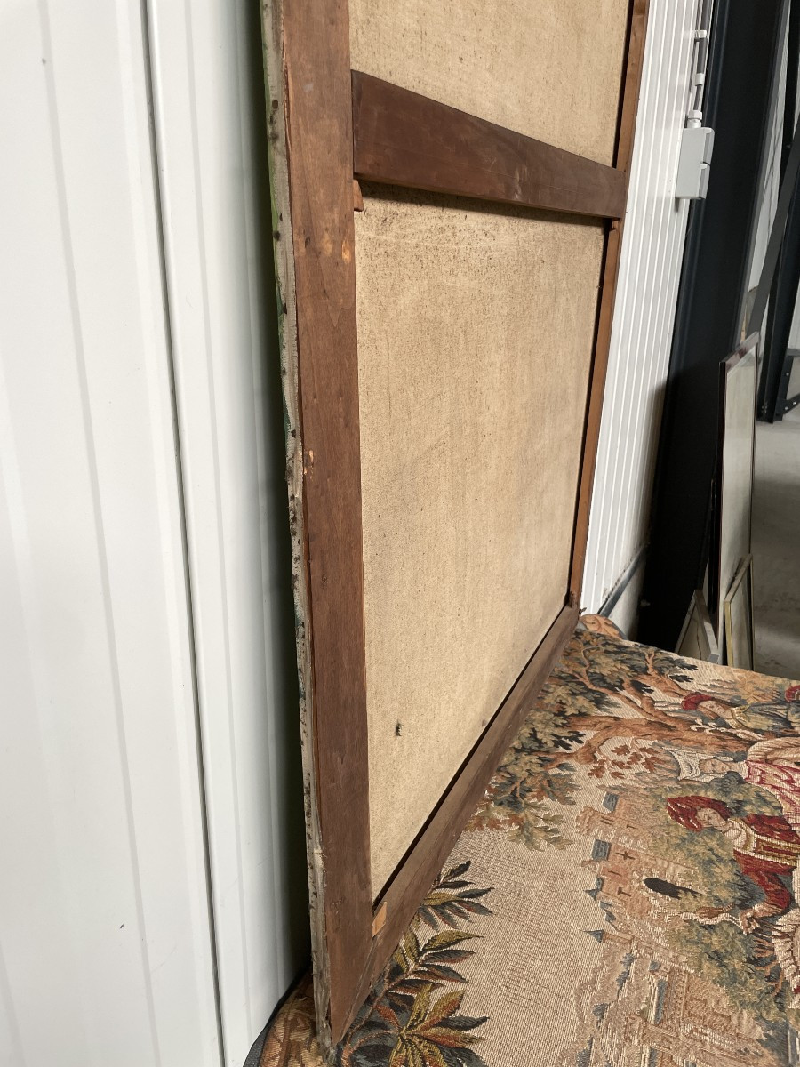 Tableau représentant une femme nue avec un Cygne-photo-5