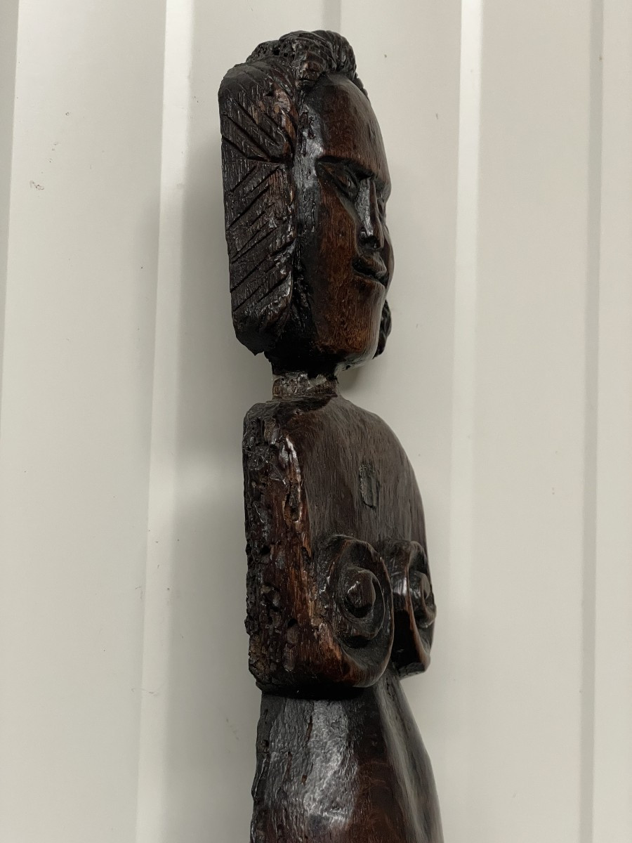 Sculpture médiévale en bois 2-photo-3