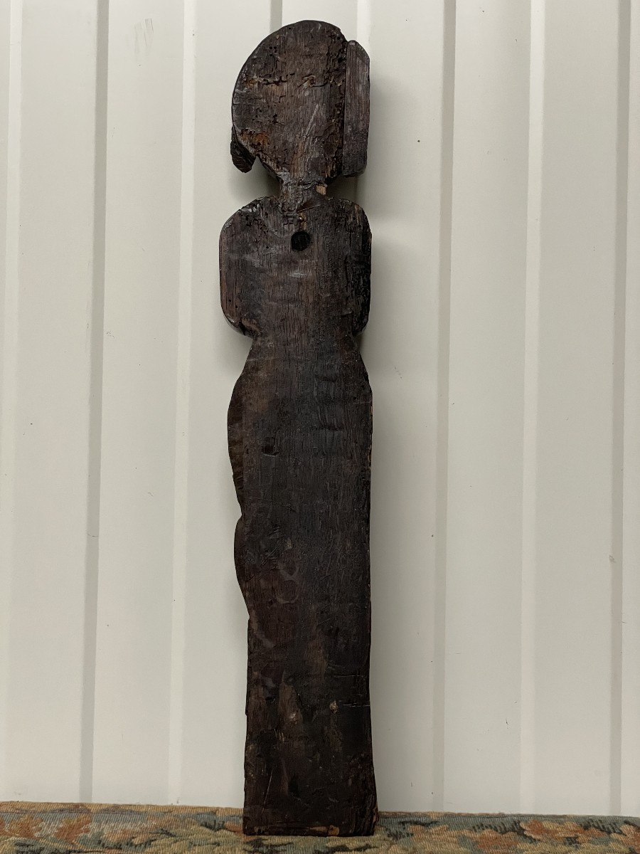 Sculpture médiévale en bois 2-photo-4