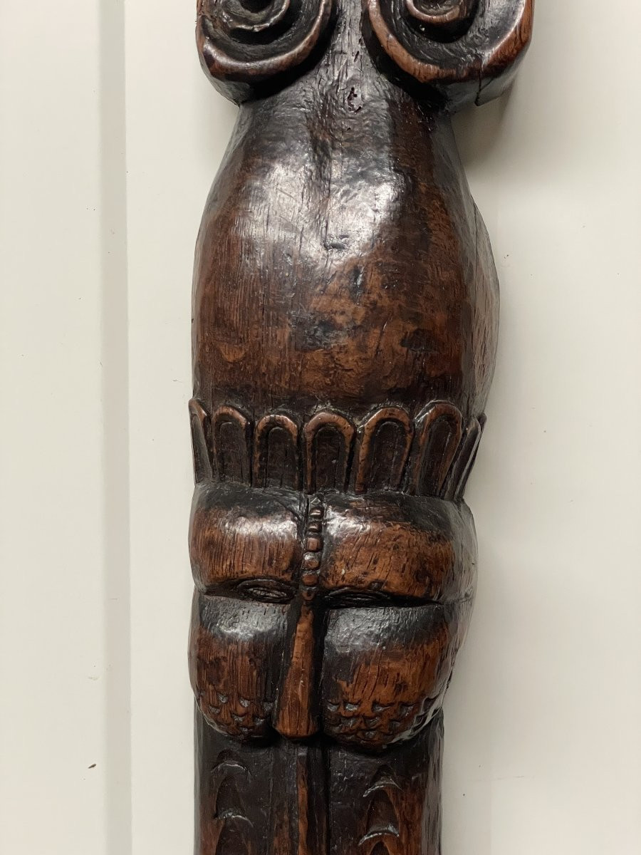 Sculpture médiévale en bois 2-photo-1