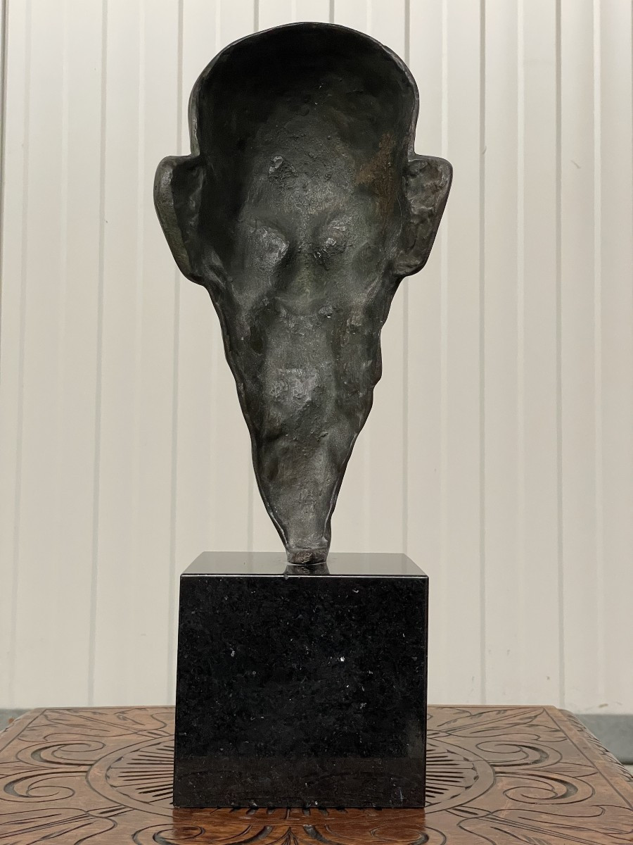 Sculpture orientale en bronze-photo-3