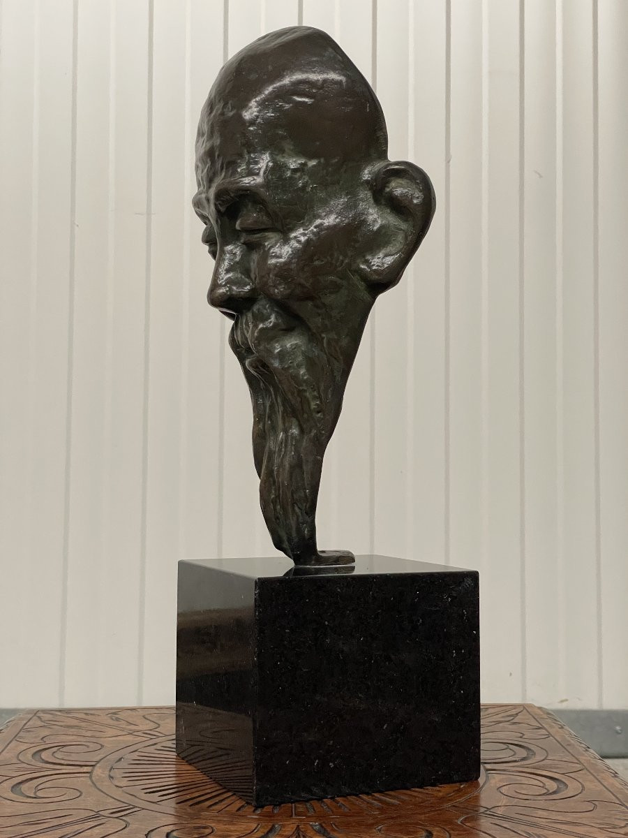 Sculpture orientale en bronze-photo-1