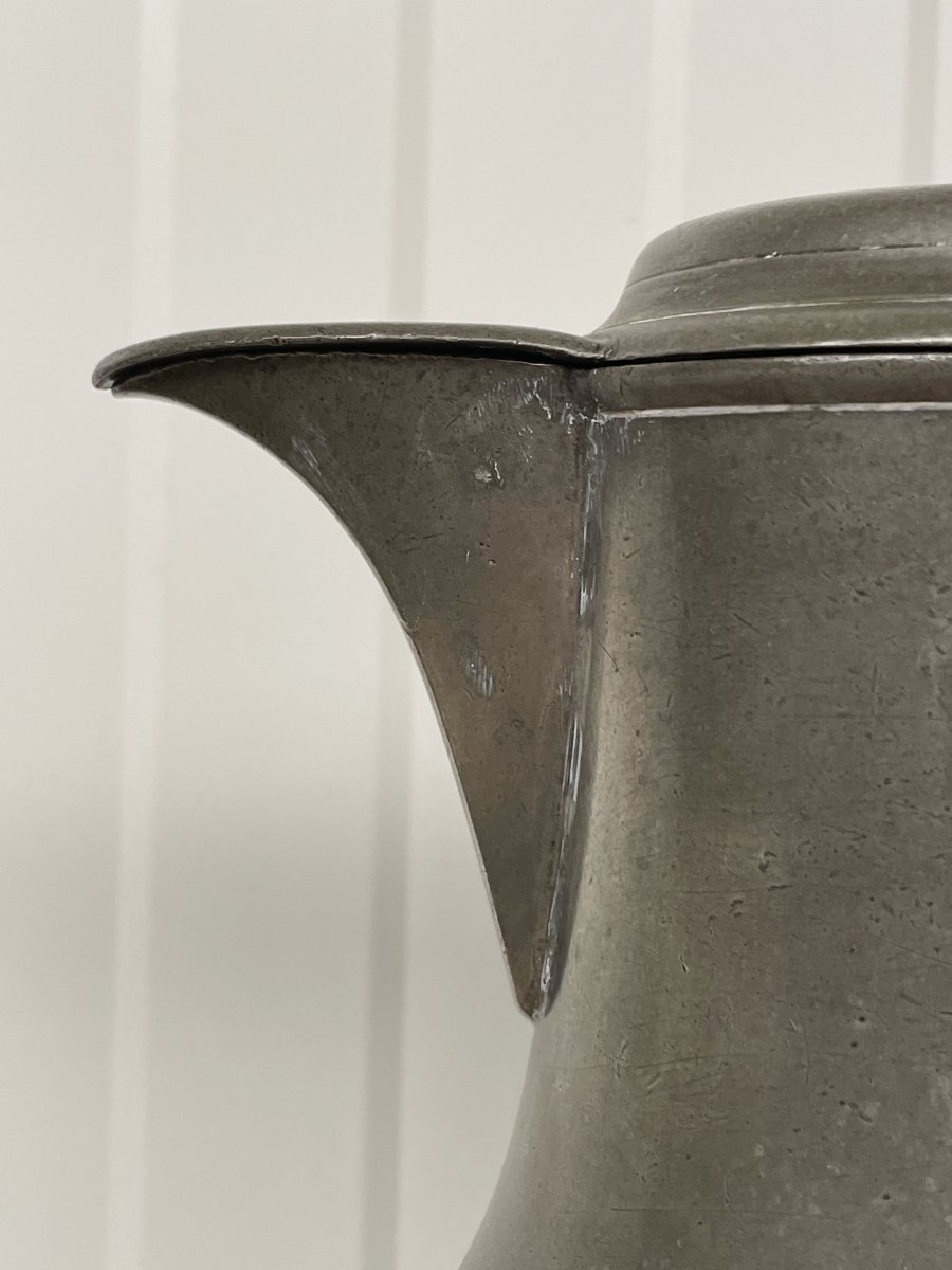 Pewter Pitcher - Antwerp, Circa 1800-photo-3