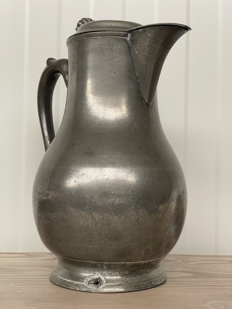 Pewter Pitcher - Antwerp, Circa 1800-photo-4