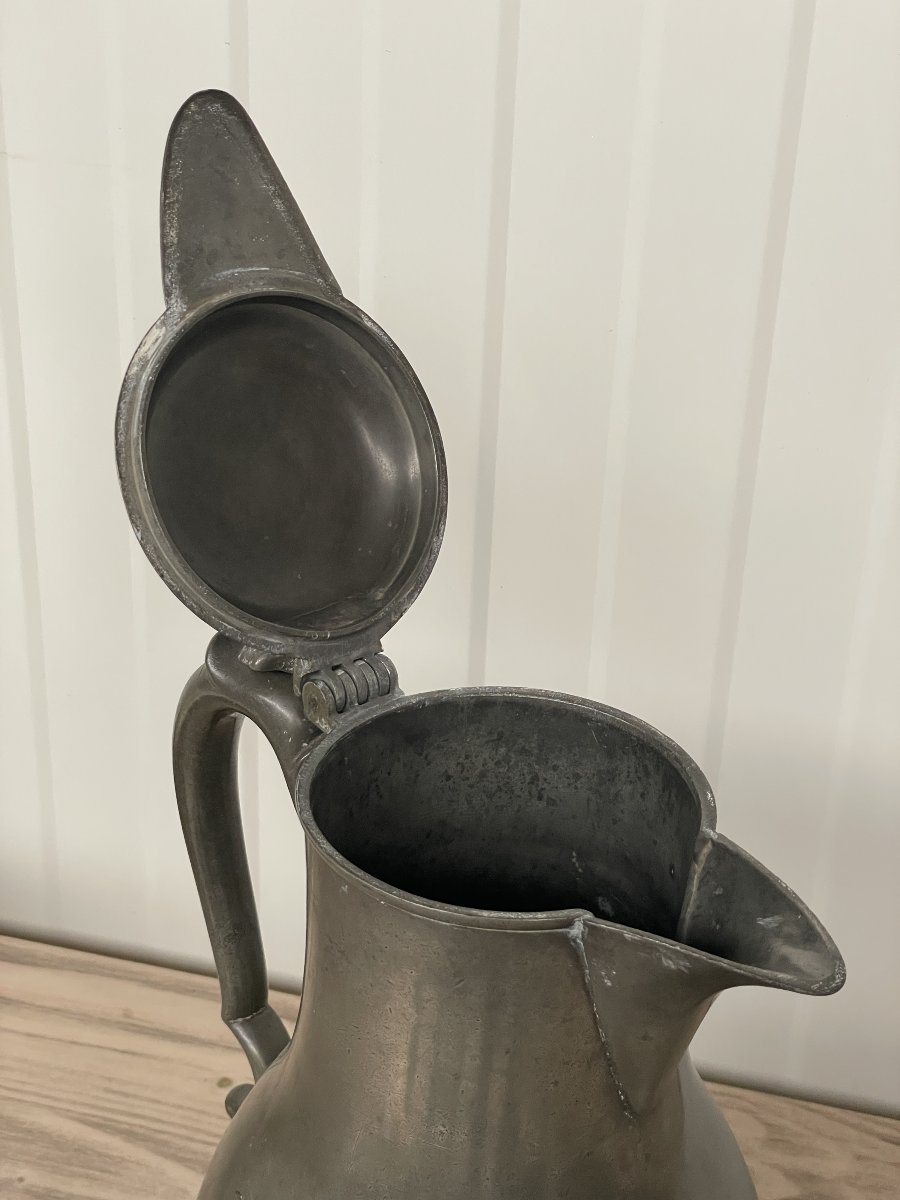 Pewter Pitcher - Antwerp, Circa 1800-photo-6