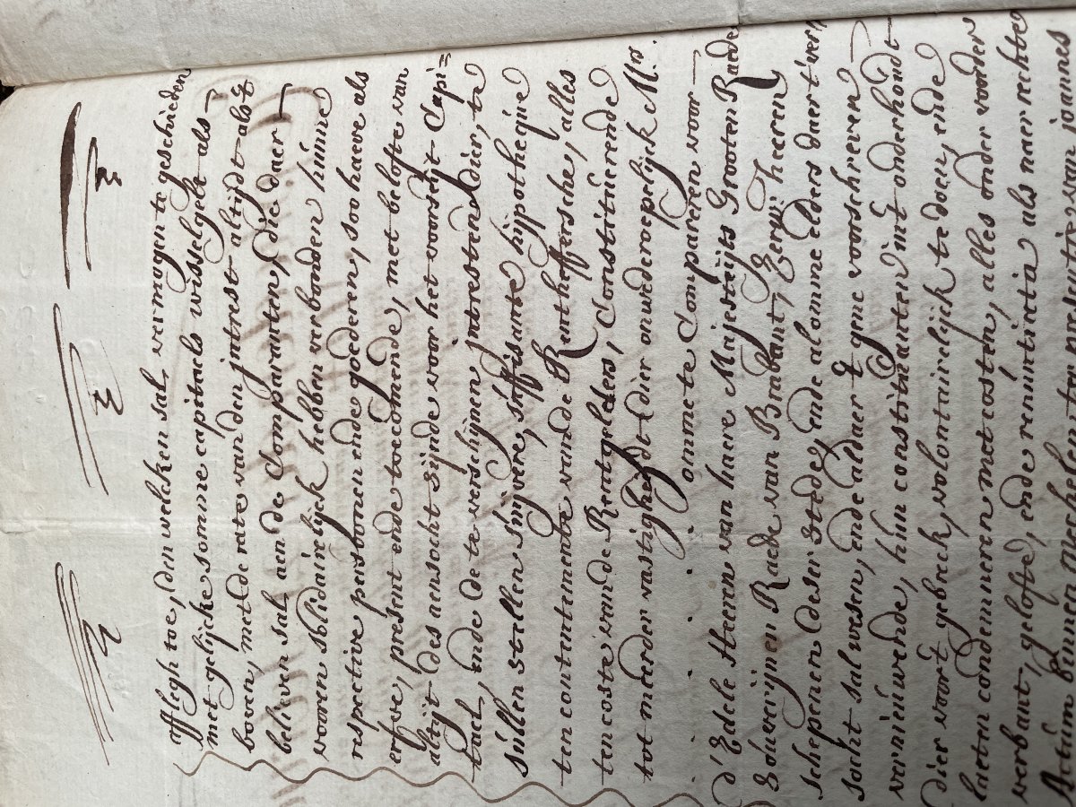 18th-century Notarial Deed-photo-4