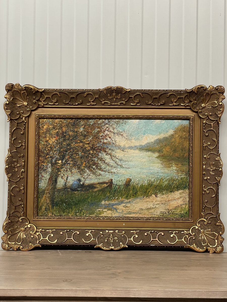 Antoine Springael  "1887–1928" Painting-photo-2