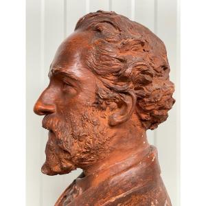 Auguste Van Den Kerckhove Alias Saïbas Terracotta Bust