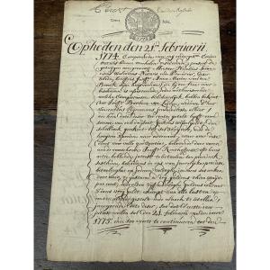 18th-century Notarial Deed