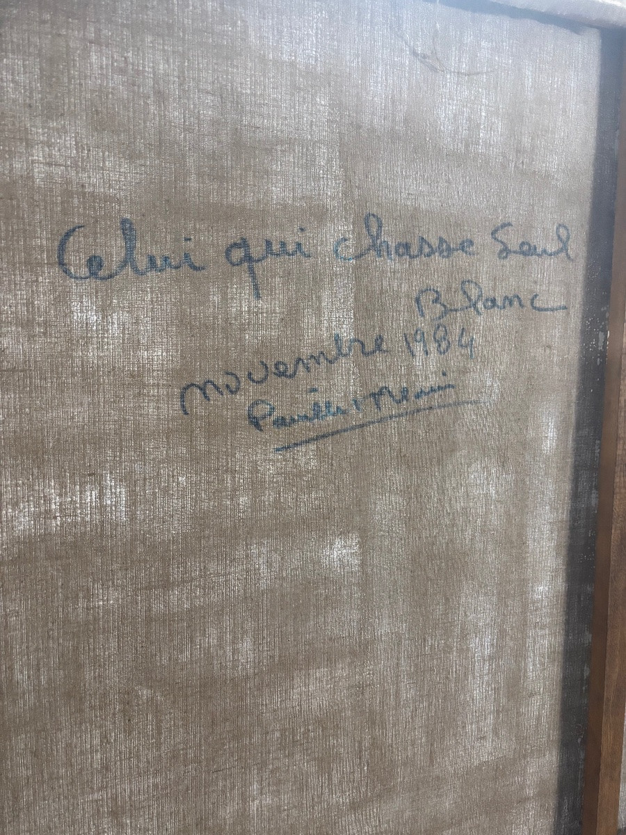 Huile sur toile Alain pouillet-photo-2