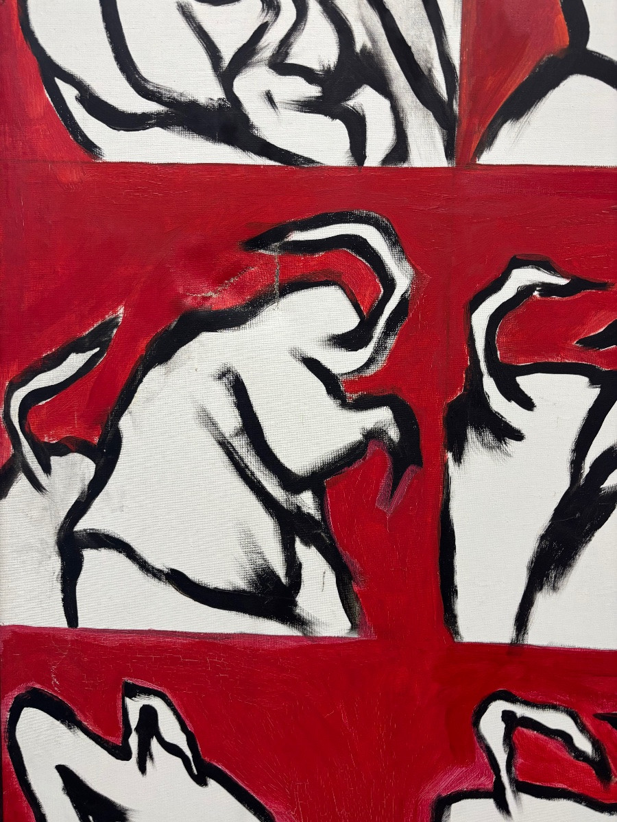 Oil On Canvas Patricia Delamare -photo-2
