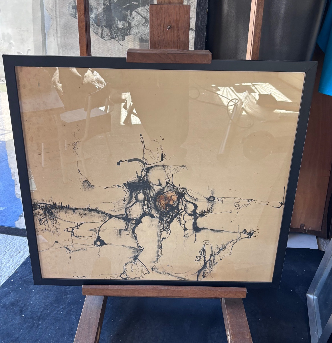 Ink On Paper Dlg Claude Viseux 