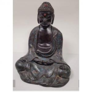 Cloisonné Enameled Bronze Buddha