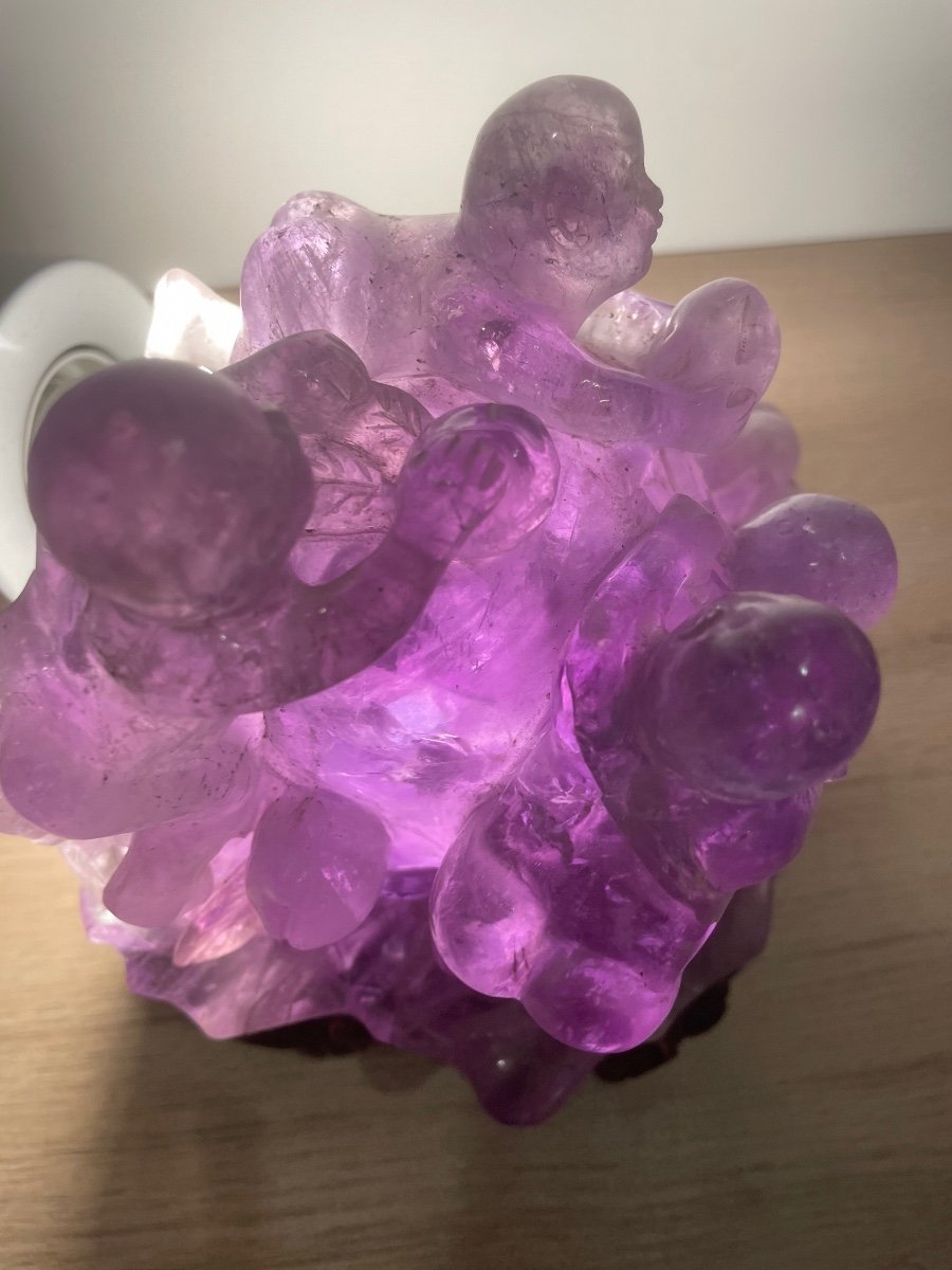 Group Of Children Playing In Purple Fluorite-photo-4